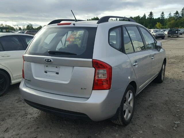 KNAFG528897287109 - 2009 KIA RONDO BASE SILVER photo 4