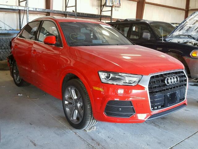 WA1HCCFSXHR011741 - 2017 AUDI Q3 PREMIUM RED photo 1