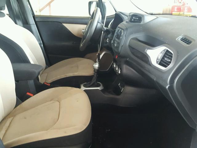 ZACCJAAH0FPB71521 - 2015 JEEP RENEGADE S BLACK photo 5