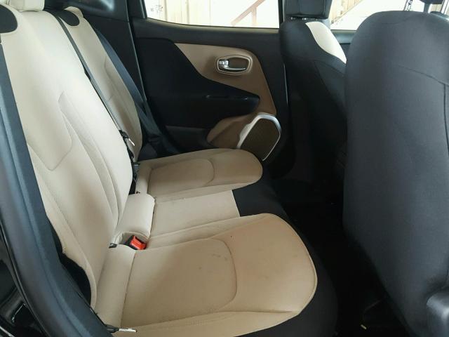 ZACCJAAH0FPB71521 - 2015 JEEP RENEGADE S BLACK photo 6