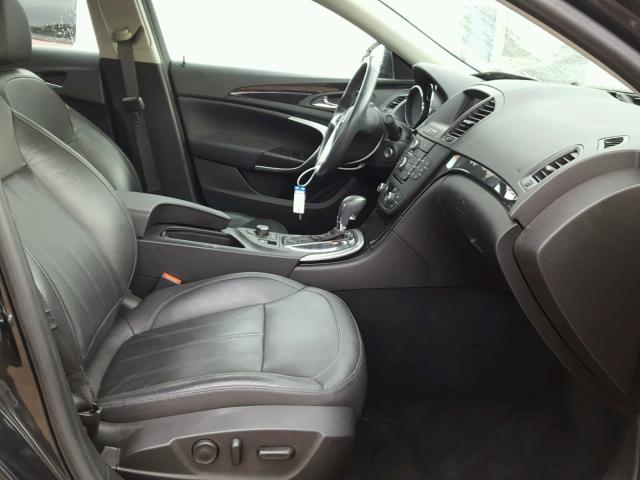 W04GY5GV5B1041155 - 2011 BUICK REGAL CXL BLACK photo 5