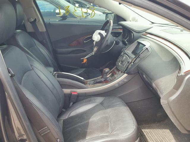 1G4GJ5E34DF219344 - 2013 BUICK LACROSSE T GRAY photo 5