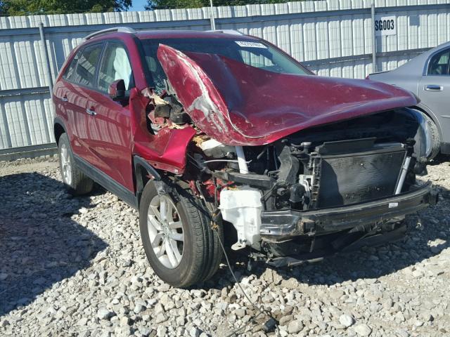 5XYKT4A62FG631667 - 2015 KIA SORENTO MAROON photo 1