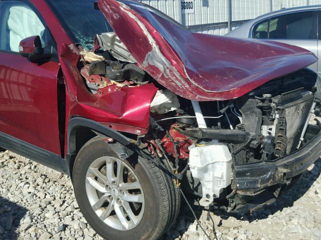 5XYKT4A62FG631667 - 2015 KIA SORENTO MAROON photo 9