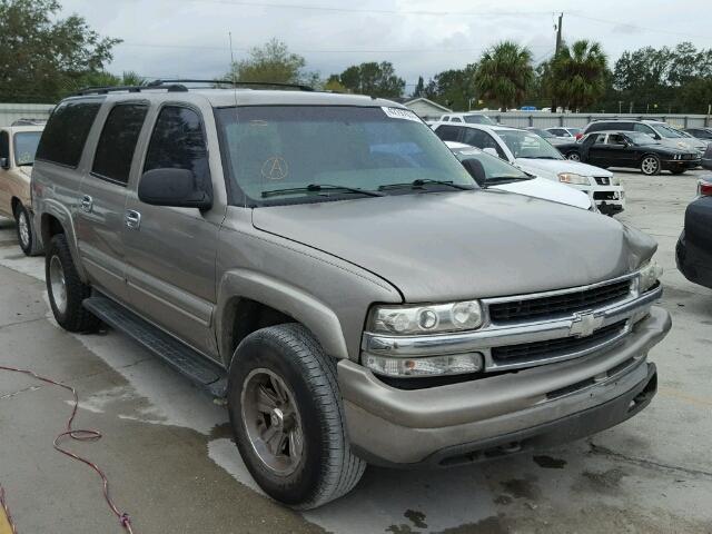 1GNEC16Z22J244651 - 2002 CHEVROLET SUBURBAN BEIGE photo 1