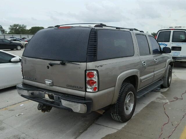 1GNEC16Z22J244651 - 2002 CHEVROLET SUBURBAN BEIGE photo 4