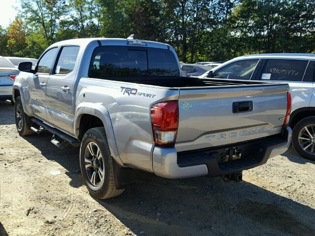 5TFAZ5CN5HX037983 - 2017 TOYOTA TACOMA DOU GRAY photo 3