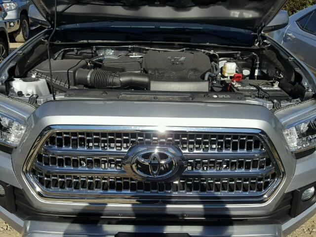 5TFAZ5CN5HX037983 - 2017 TOYOTA TACOMA DOU GRAY photo 7