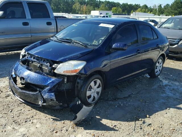 JTDBT923371164536 - 2007 TOYOTA YARIS BLUE photo 2