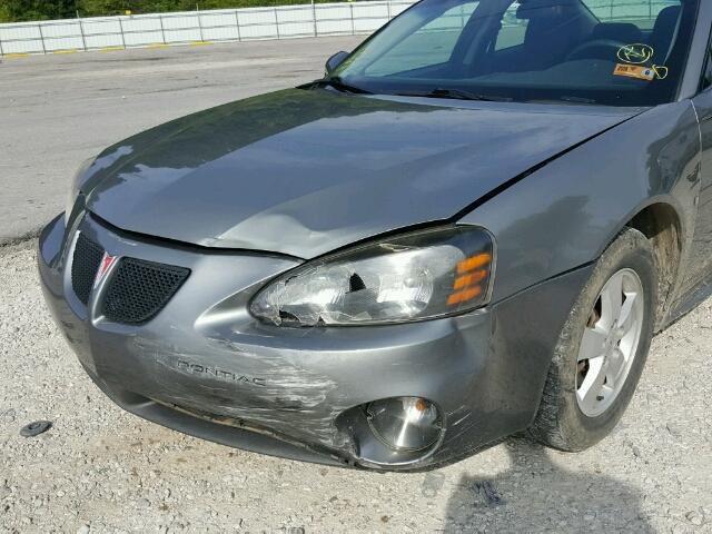 2G2WP552X81171517 - 2008 PONTIAC GRAND PRIX GRAY photo 9