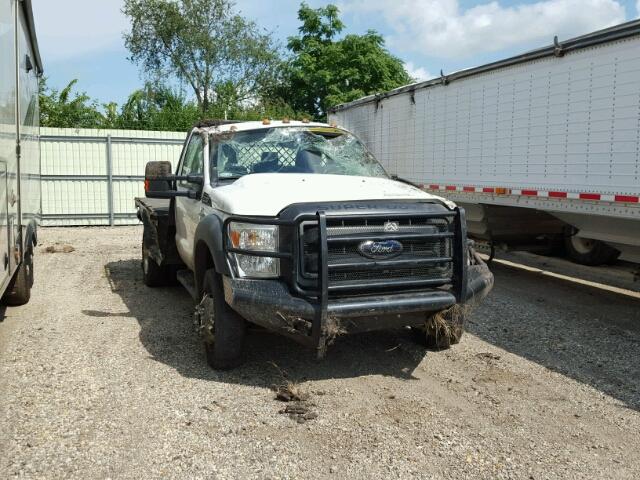 1FDUF4HT8BEC54269 - 2011 FORD F450 SUPER WHITE photo 1