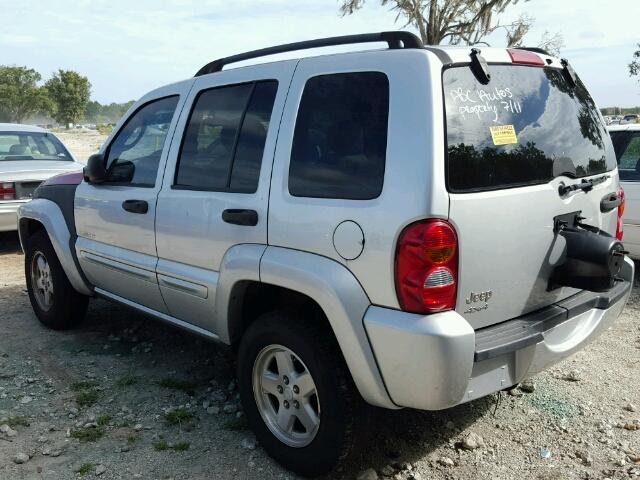 1J4GL58K64W269061 - 2004 JEEP LIBERTY LI SILVER photo 3