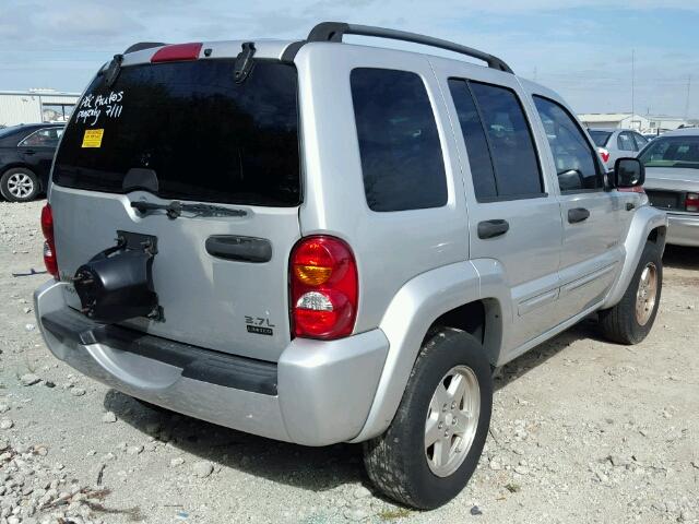 1J4GL58K64W269061 - 2004 JEEP LIBERTY LI SILVER photo 4