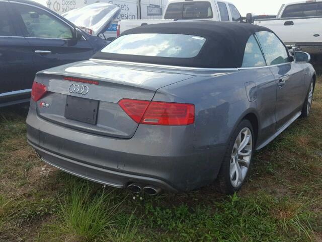 WAUVGAFH2DN007574 - 2013 AUDI S5 BLACK photo 4