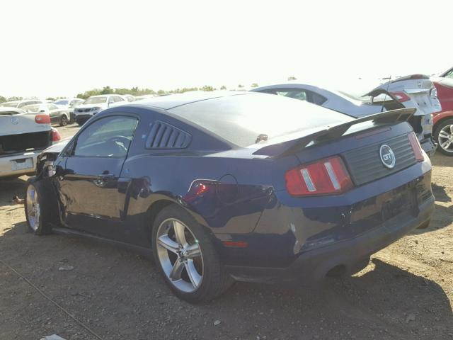 1ZVBP8CF0B5122220 - 2011 FORD MUSTANG GT BLUE photo 3