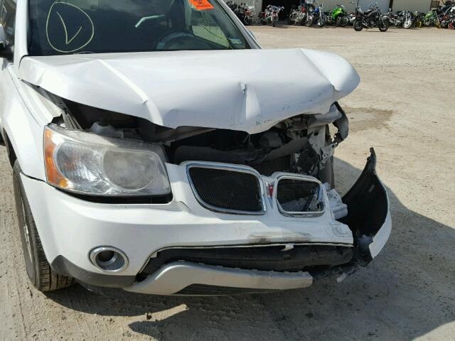 2CKDL43F996212876 - 2009 PONTIAC TORRENT WHITE photo 9