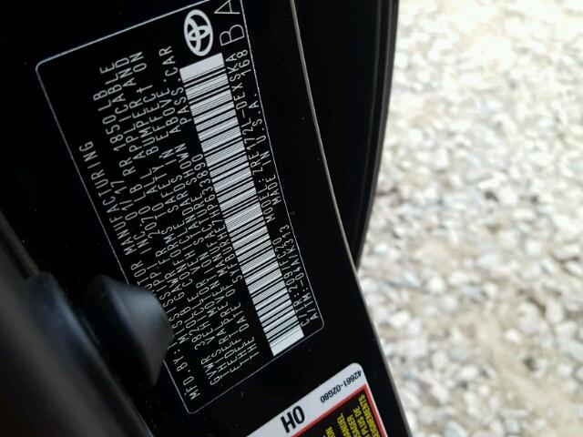 5YFBURHE7HP633890 - 2017 TOYOTA COROLLA L BLACK photo 10