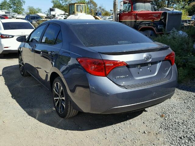 5YFBURHE7HP668560 - 2017 TOYOTA COROLLA L CHARCOAL photo 3