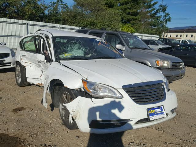 1C3CCBAG4CN228400 - 2012 CHRYSLER 200 LX WHITE photo 1