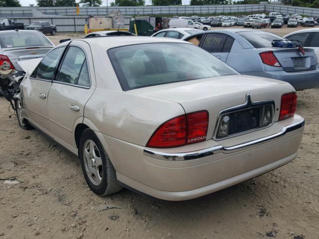 1LNHM87A6YY774055 - 2000 LINCOLN LS 金色 照片 3