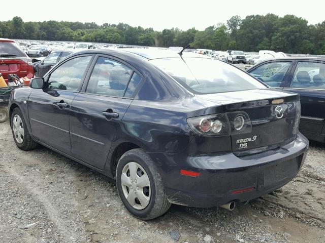 JM1BK12F171649739 - 2007 MAZDA 3 I BLACK photo 3