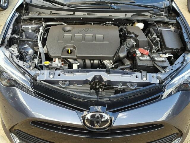 5YFBURHE8HP673489 - 2017 TOYOTA COROLLA L CHARCOAL photo 7