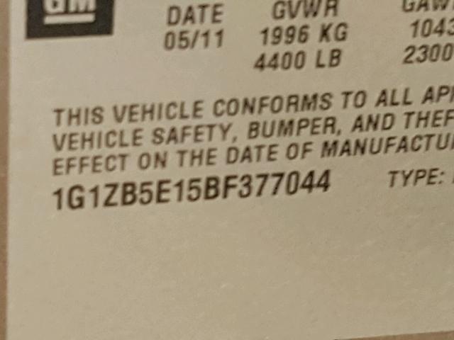 1G1ZB5E15BF377044 - 2011 CHEVROLET MALIBU LS 棕色 照片 10