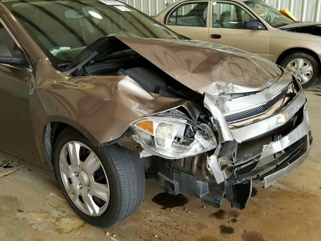 1G1ZB5E15BF377044 - 2011 CHEVROLET MALIBU LS 棕色 照片 9