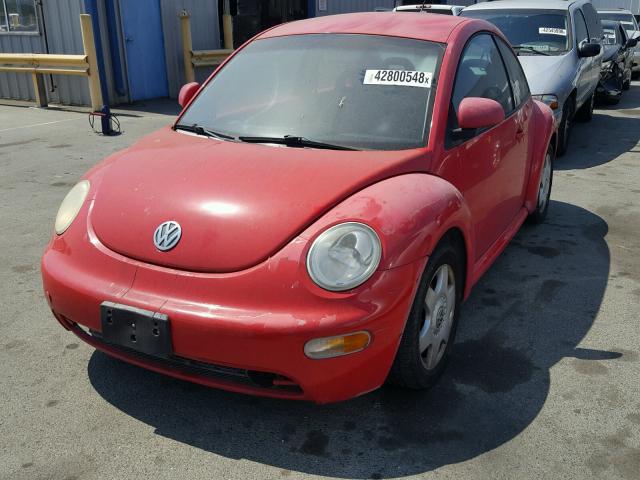 3VWBB61C2WM004164 - 1998 VOLKSWAGEN NEW BEETLE RED photo 2