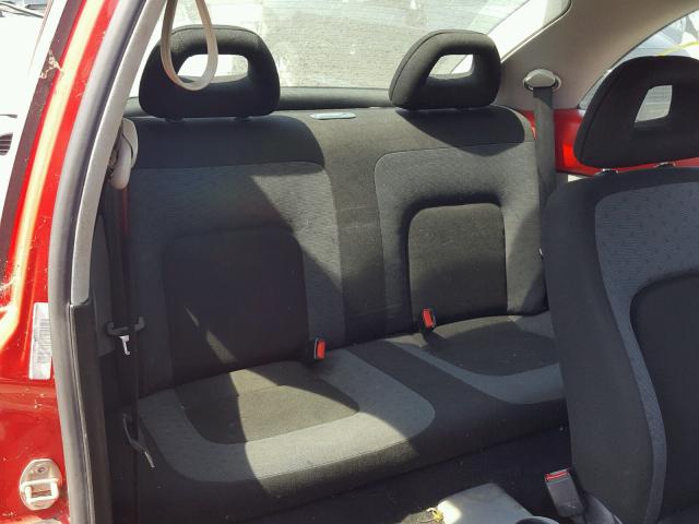 3VWBB61C2WM004164 - 1998 VOLKSWAGEN NEW BEETLE RED photo 6