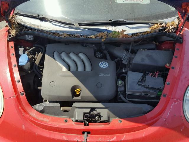 3VWBB61C2WM004164 - 1998 VOLKSWAGEN NEW BEETLE RED photo 7