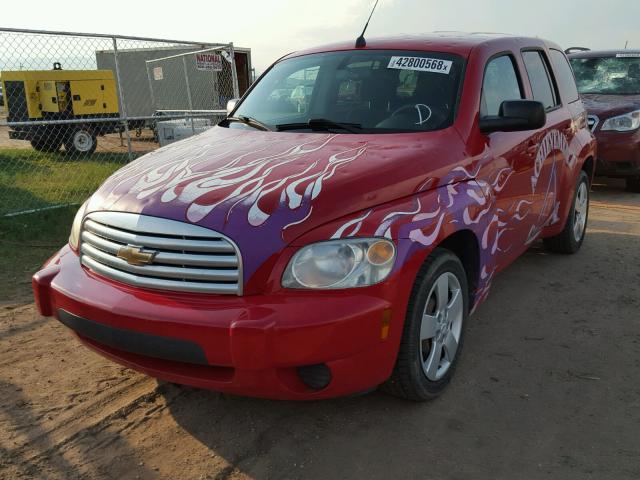 3GNCA13B49S600143 - 2009 CHEVROLET HHR LS RED photo 2