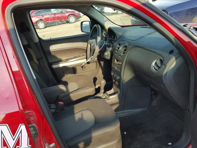 3GNCA13B49S600143 - 2009 CHEVROLET HHR LS RED photo 5