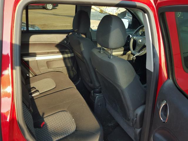 3GNCA13B49S600143 - 2009 CHEVROLET HHR LS RED photo 6