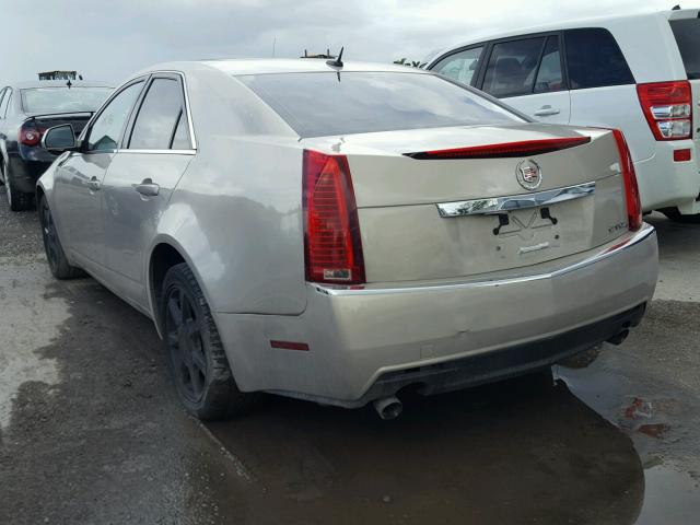 1G6DG577680140887 - 2008 CADILLAC CTS BEIGE photo 3