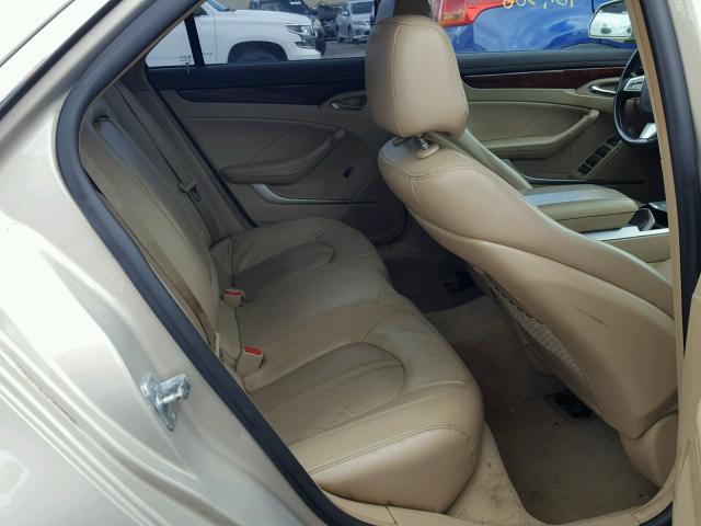 1G6DG577680140887 - 2008 CADILLAC CTS BEIGE photo 6