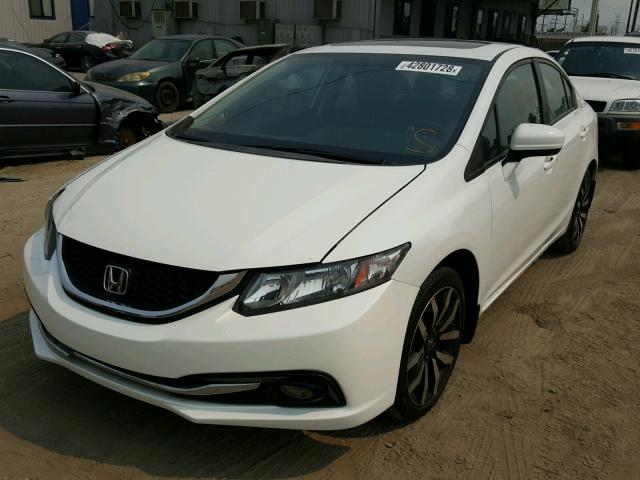 19XFB2F95EE250581 - 2014 HONDA CIVIC EXL 白色 照片 2