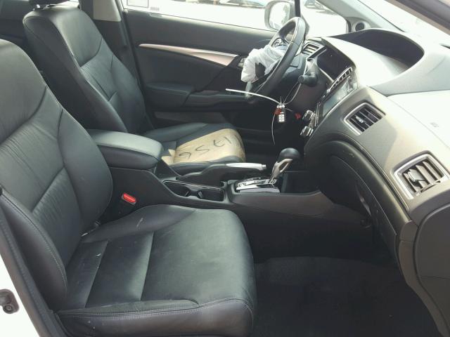 19XFB2F95EE250581 - 2014 HONDA CIVIC EXL 白色 照片 5
