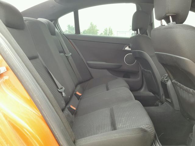 6G2ER57738L147572 - 2008 PONTIAC G8 ORANGE photo 6