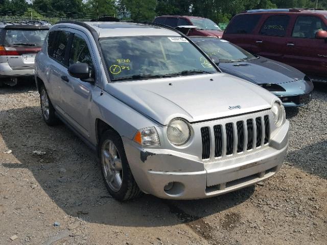 1J8FF57W67D100342 - 2007 JEEP COMPASS LI SILVER photo 1