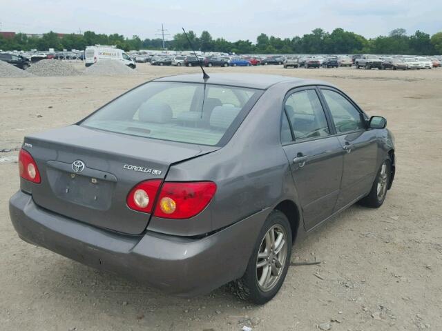 1NXBR32E66Z584510 - 2006 TOYOTA COROLLA GRAY photo 4