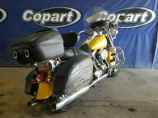 1HD1FY4157Y603301 - 2007 HARLEY-DAVIDSON FLHRS YELLOW photo 4