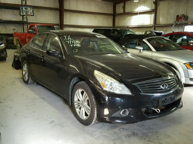 JN1DV6AR9BM650009 - 2011 INFINITI G25 BLACK photo 1