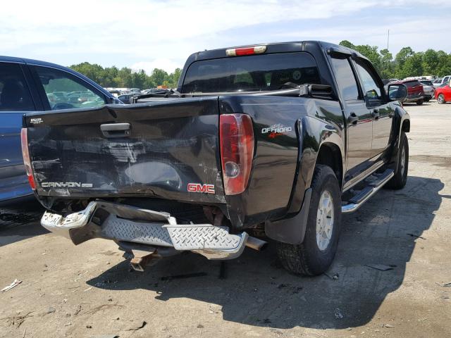 1GTDT136158254288 - 2005 GMC CANYON BLACK photo 4