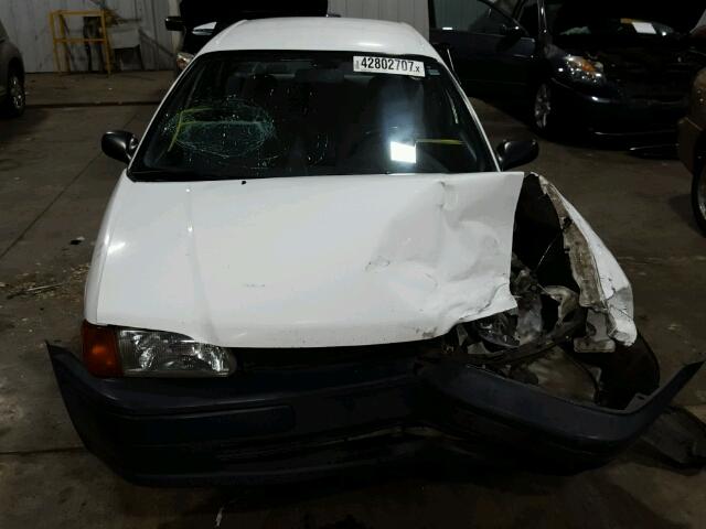 JT2EL56E1S0095032 - 1995 TOYOTA TERCEL DX WHITE photo 9