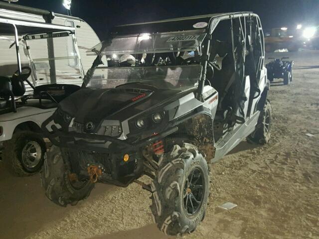 3JBKCAP23FJ000985 - 2015 CAN-AM COMMANDER GRAY photo 2