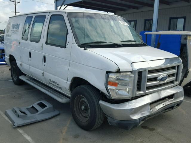 1FTNE2EW5BDB24356 - 2011 FORD ECONOLINE WHITE photo 1