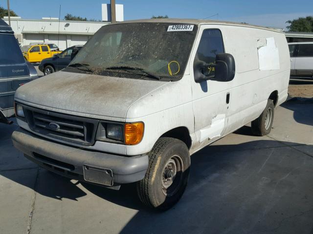 1FTNS24L27DA07163 - 2007 FORD ECONOLINE WHITE photo 2