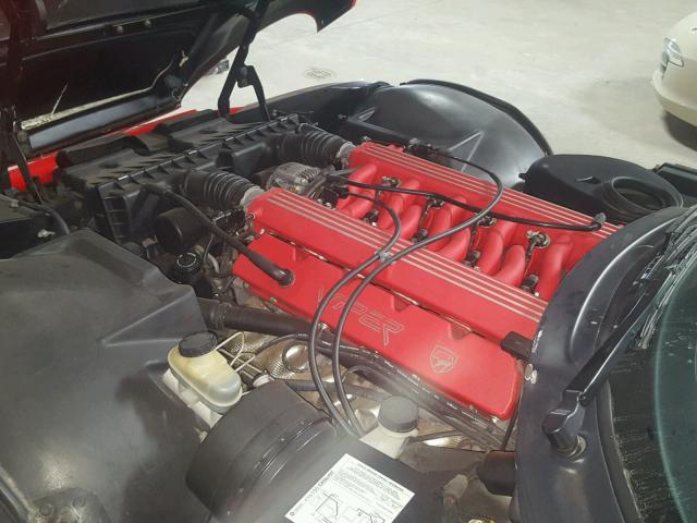 1B3BR65E7PV200121 - 1993 DODGE VIPER RT-1 RED photo 7