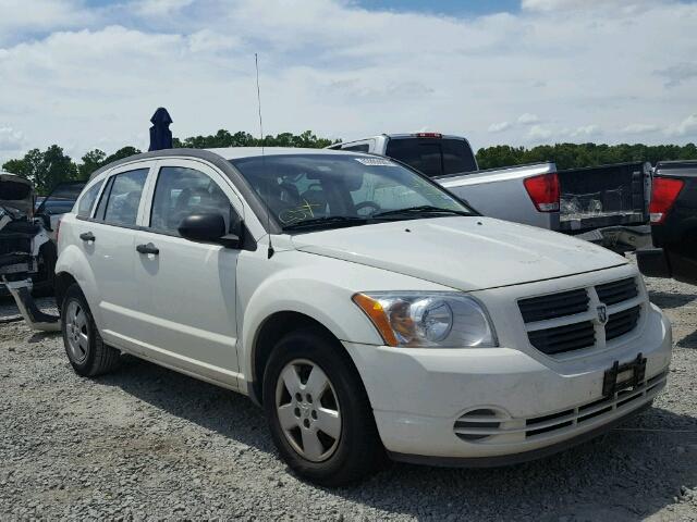 1B3HB28B98D509041 - 2008 DODGE CALIBER WHITE photo 1